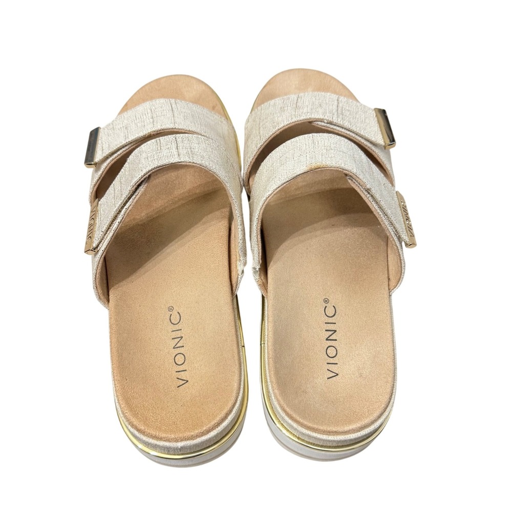 Vionic Brandie Metallic‎ Platform Sandal Women's Size 11 - Picture 8 of 14
